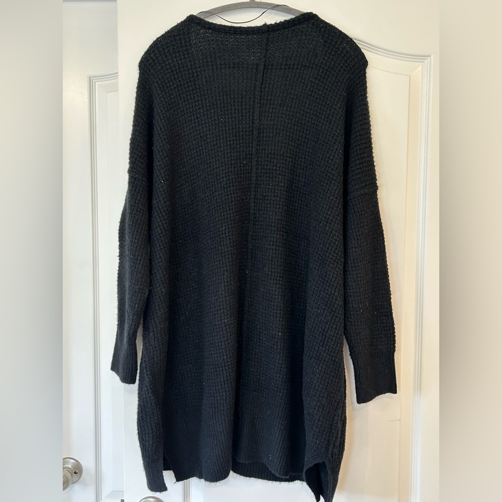 EUC Intimately Free People C.O.Z.Y. Pullover Dress V Neck Sweater Knit Tunic - Picture 5 of 9